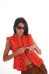 Dancing Queen top Rojo