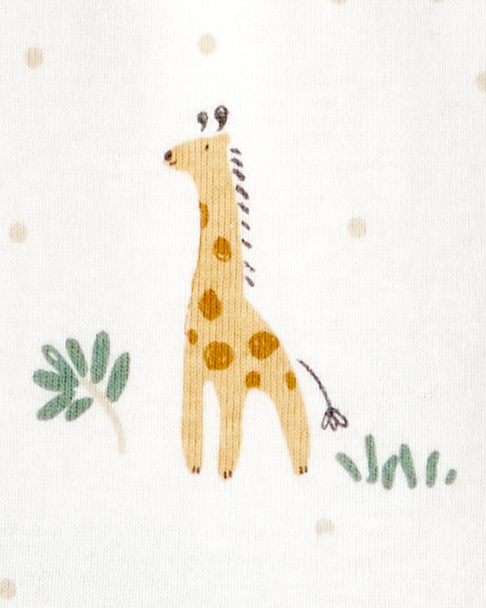 Pack cinco bodies de algodón, diseño animales Sin color