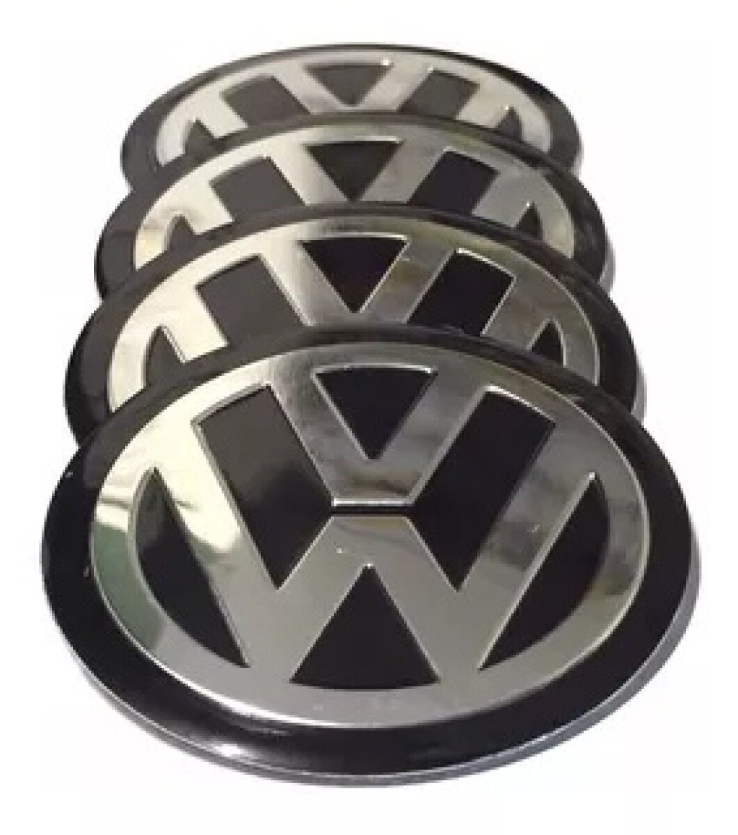 EMBLEMA "VW" CENTRO DE TAZA JUEGO X4 
