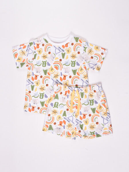 CONJUNTO PIJAMA ANIMALES ESTAMPADO 1