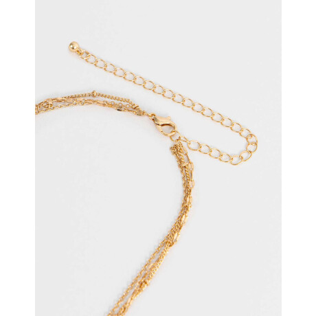 Collar Corto De Inicial ''e'' Dorado