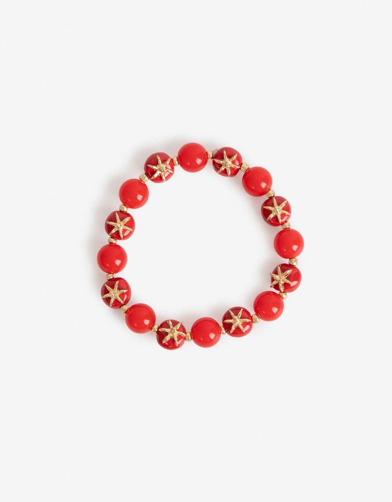 Pulseras Elásticas Color Pulsera Elástica Tomates - Dorado Oro Amarillo