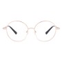 Lentes De Vista Mães Pedras Brasileiras Redondo Mujer Morado/Rose