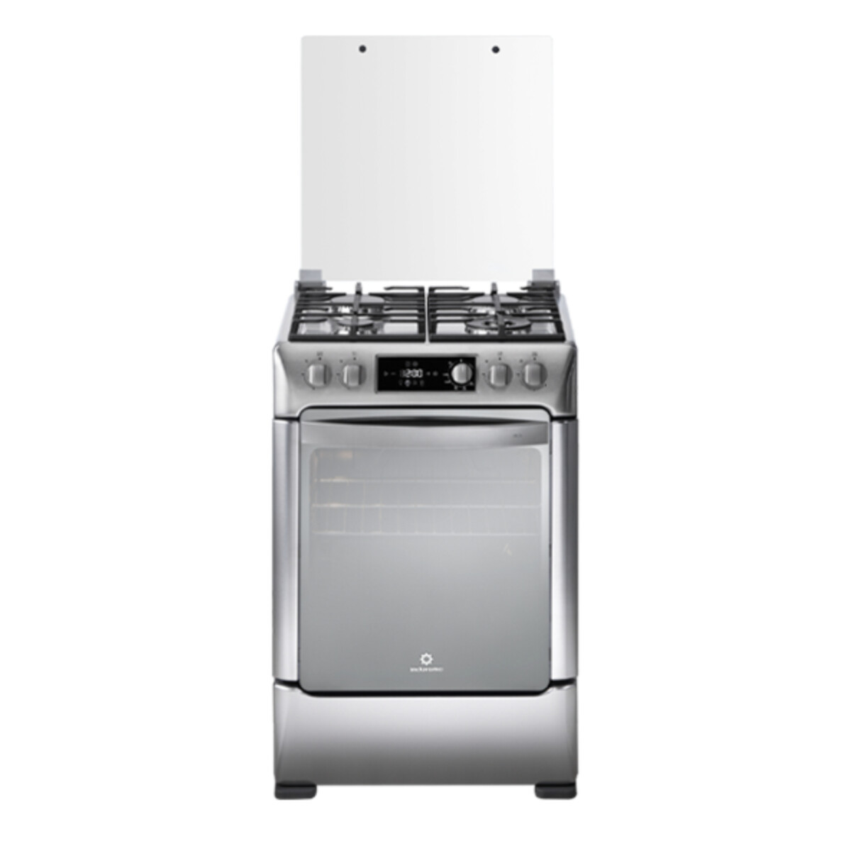 Cocina a Gas Indurama con Grill Modelo Ibiza - Gris Inox 