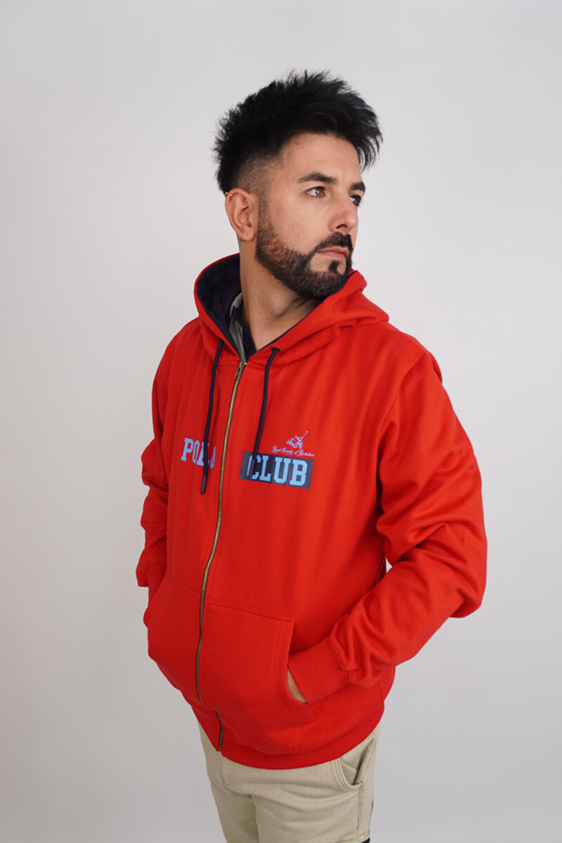 Campera Deportiva Rojo