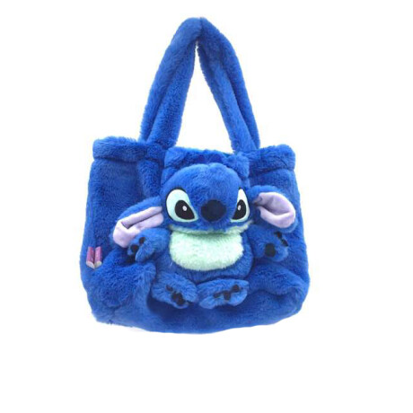 Bolso Stitch 28 cm Azul