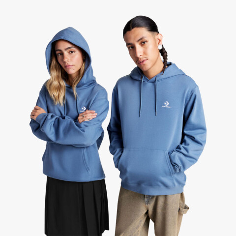 STAR CHEV EMB HOODIE BB LAKESIDE BLUE LAKESIDE BLUE