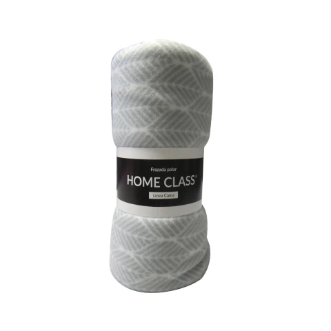 Frazada Polar King Size Home Class 240 x 260 cm ARABESCO GRIS