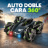 Auto a Control Remoto Doble Cara 360° Todo Terreno GRIS
