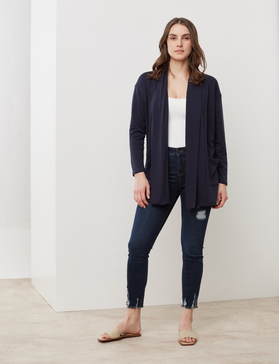 Cardigan Comfy - Azul 