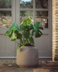 Macetero Lira de efecto terracota Ø40 cm