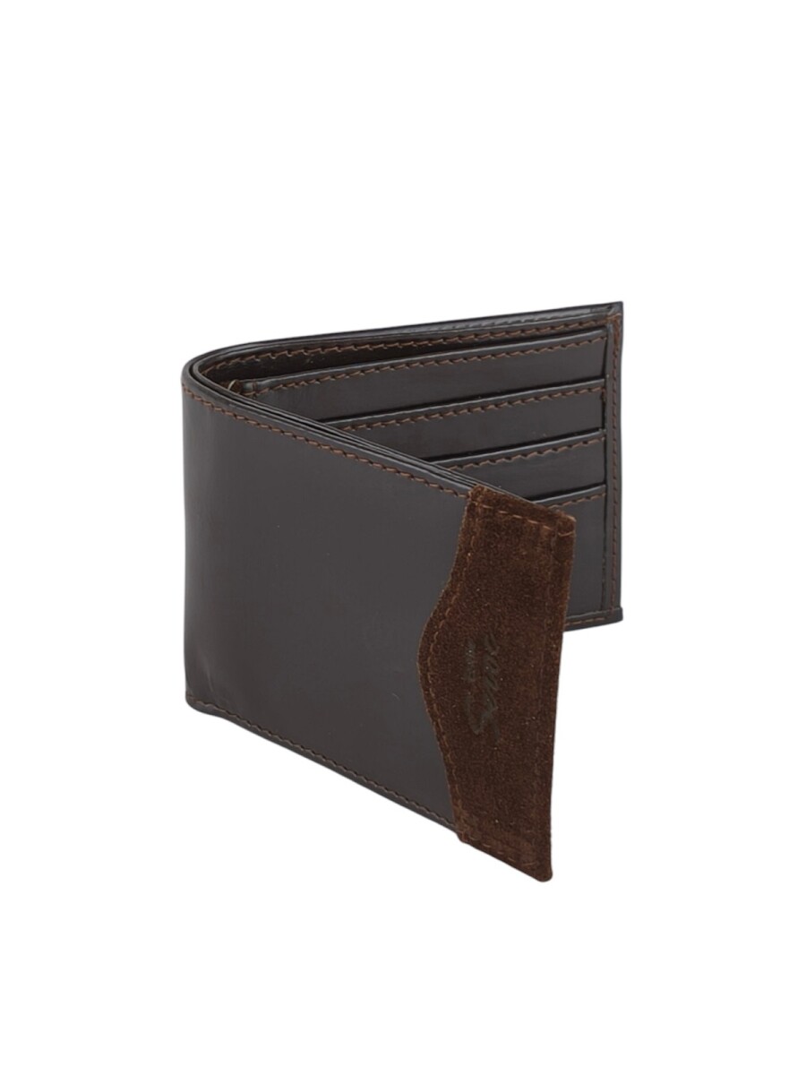 Billetera con tarjetero y visor 