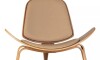 Butaca Shell Natural / Marron