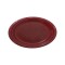 Plato Biodegradable 23cm x10Un Cranberry