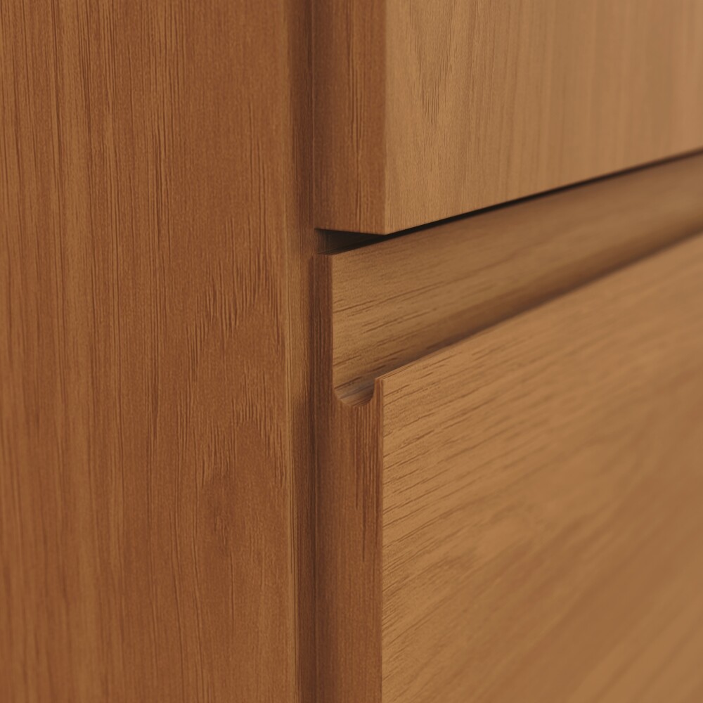 ROPERO IMPERIAL 6 PUERTAS 9 CAJONES CON ESPEJOS GUARDARROPA CLOSET ARMARIO 100% MDF COLOR MADERA