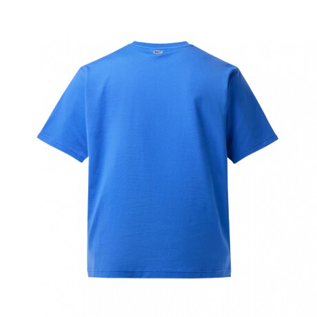 CAMISETA LACOSTE LOOSE FIT COTTON JERSEY PRINT AZUL