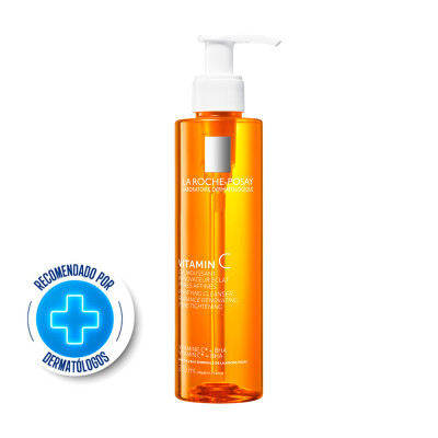 Pure Vitamin C Gel Limpiador Espumoso La Roche Posay 200 Ml. Pure Vitamin C Gel Limpiador Espumoso La Roche Posay 200 Ml.