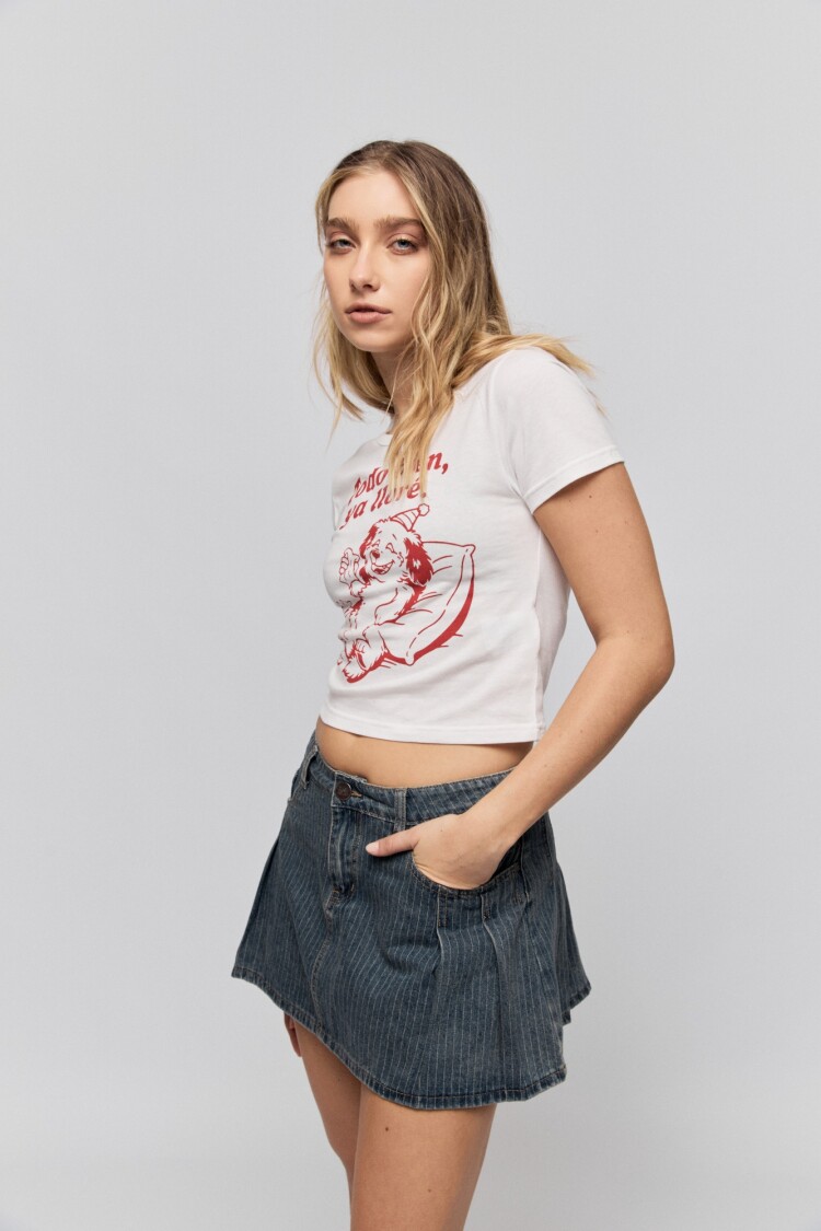 REMERA LLORADERA Blanco