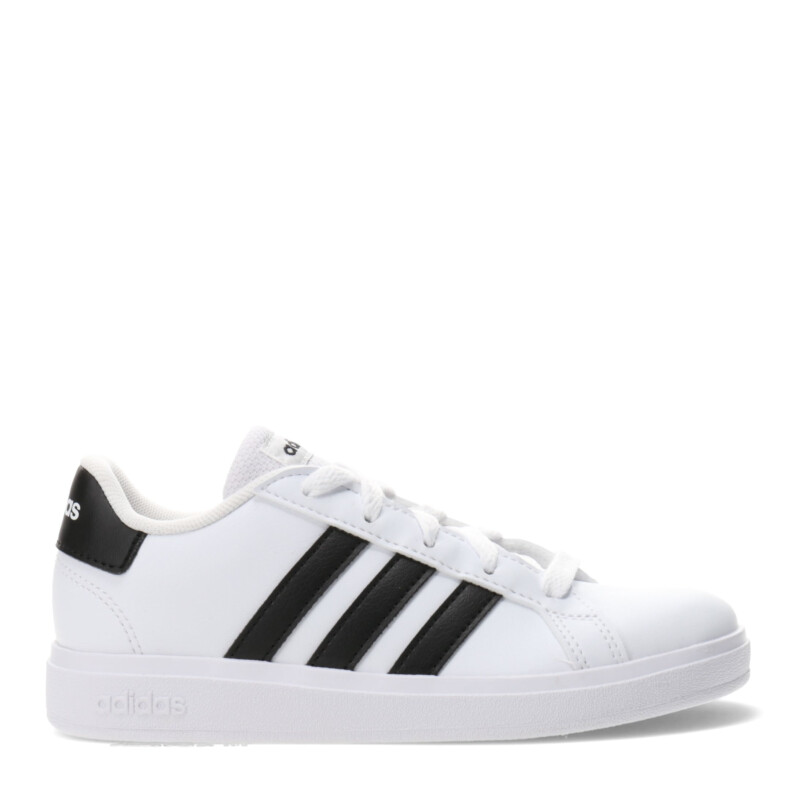 Championes de Niños Adidas Grand Court Blanco - Negro