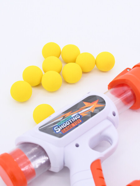 PISTOLA SE PELOTITAS SET X2 BLANCO