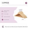 Percha de madera x 50 resistente Percha de madera x 50 resistente