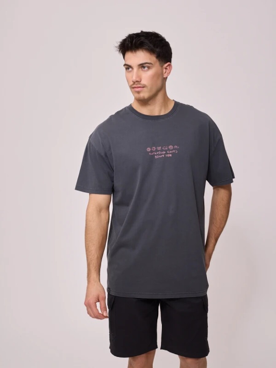 T-SHIRT RUSTY OLINE - GRIS 