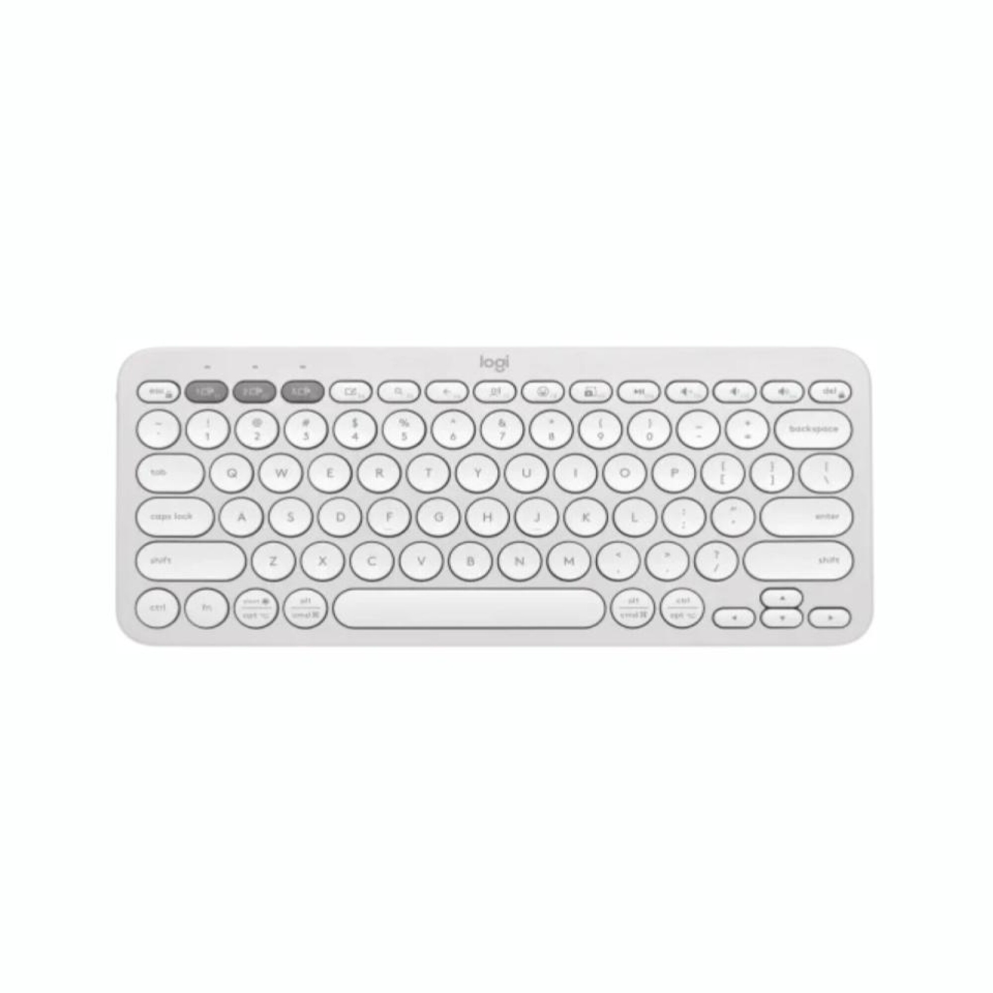 Teclado Inalambrico LOGITECH Pebble Keys 2 BT K380S White AMV Store