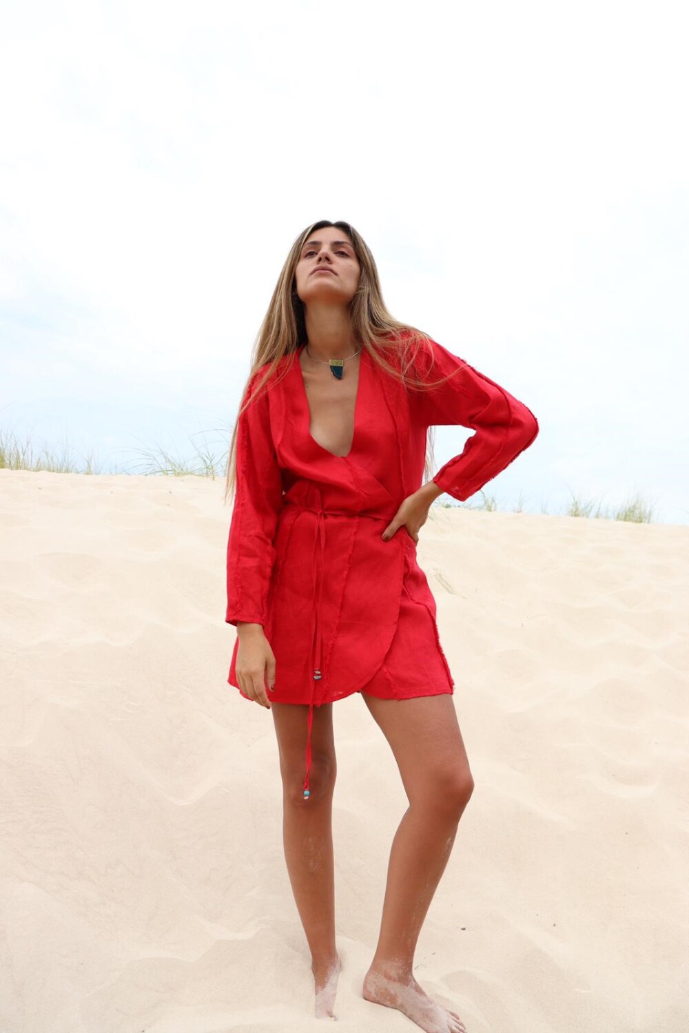 Sarong dress Rojo