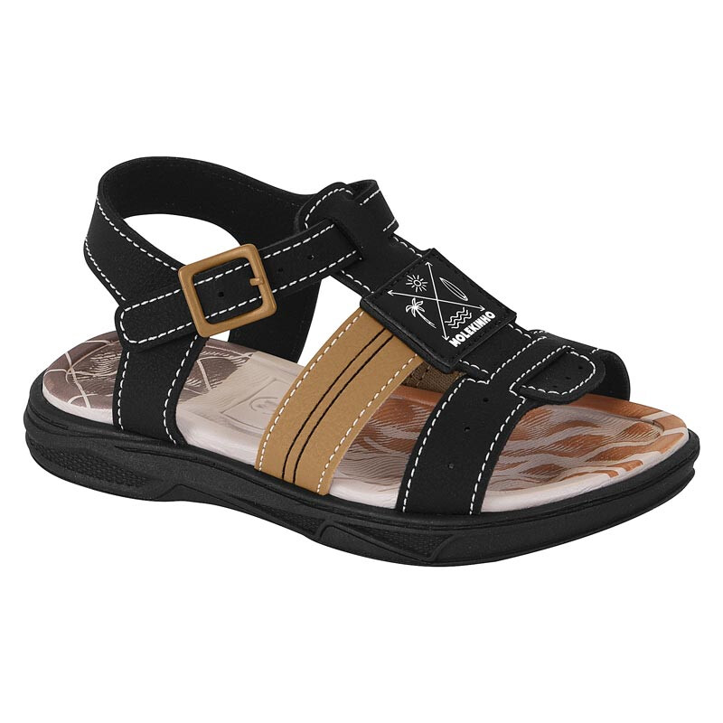 Sandalia Molekinho Niños 2140.750-13958 Negro-caramelo