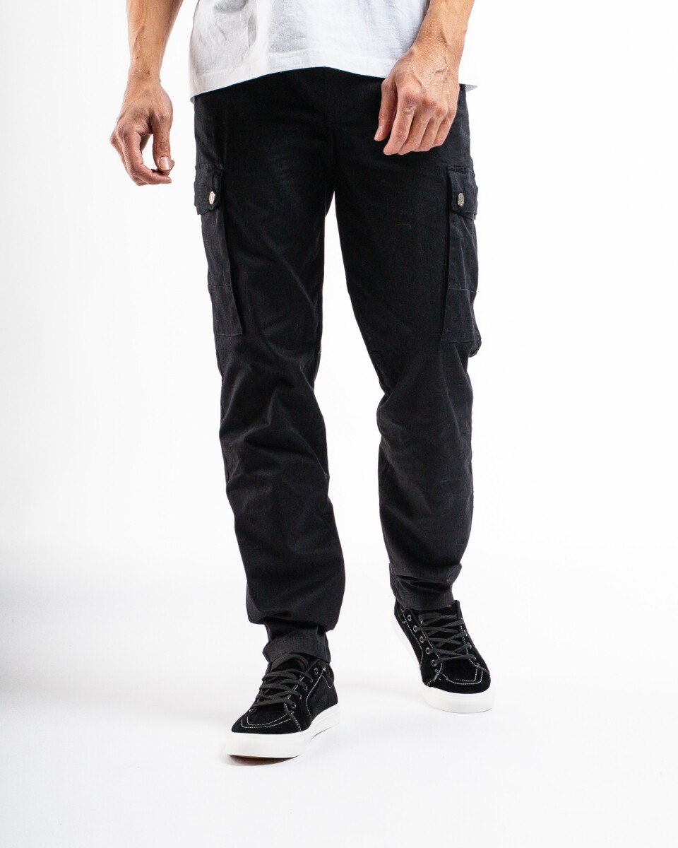 Pantalon Cargo Slim Copenhague 30 - Negro 