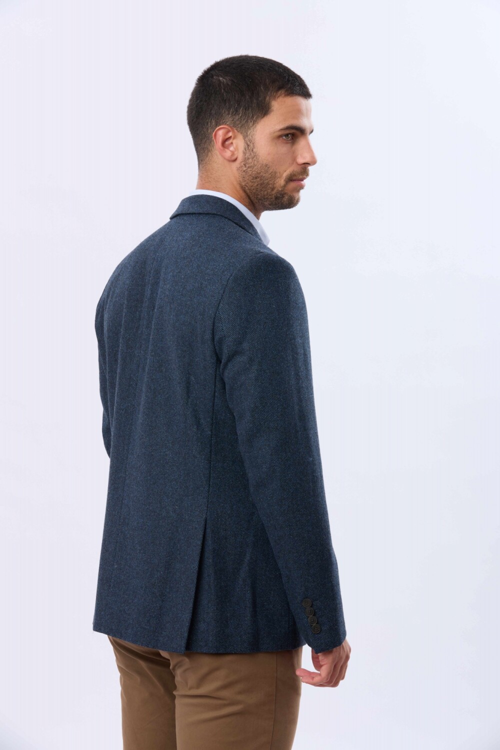 SACO SPORT DE LANA Piedra