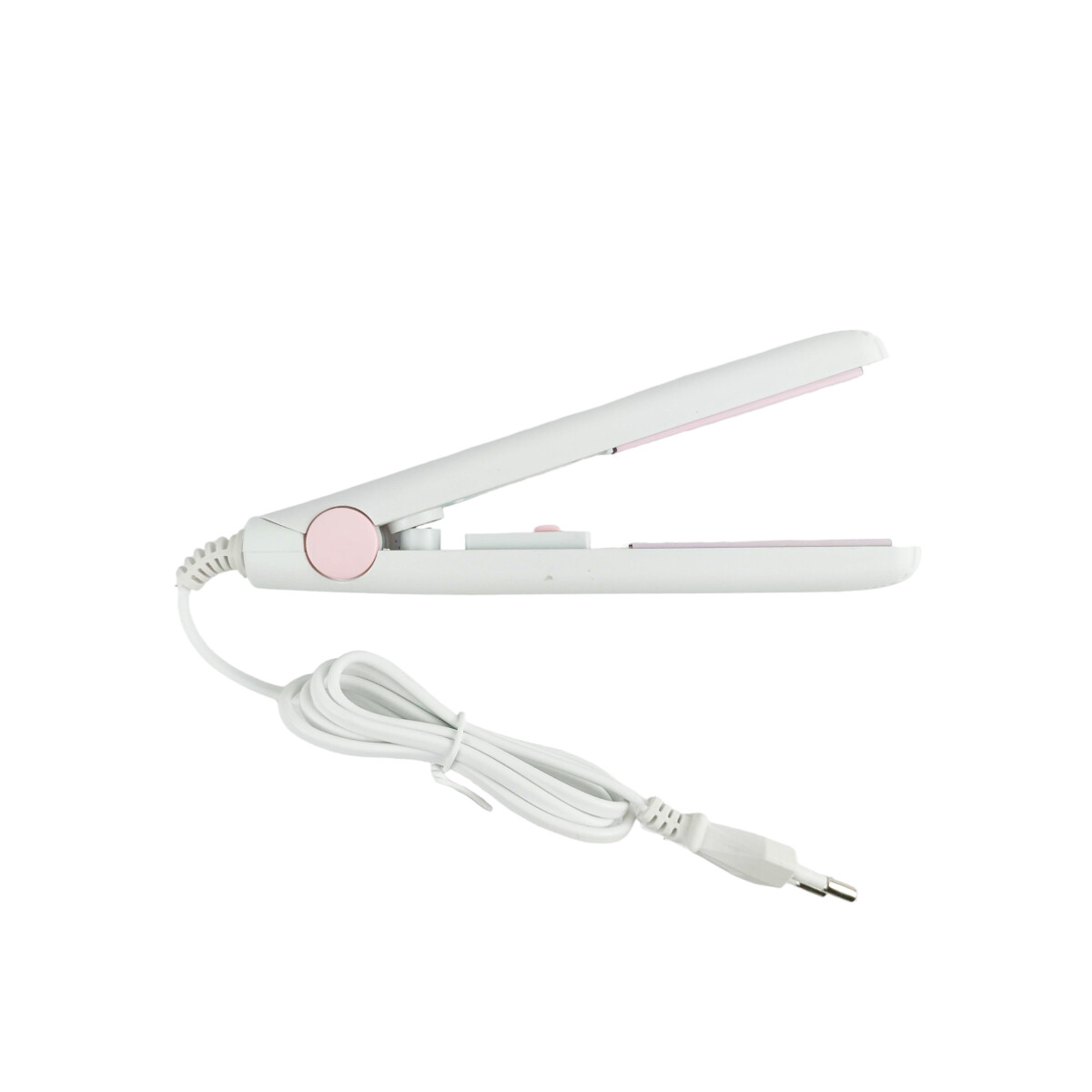 Planchita mini para el pelo con estuche - Blanco 