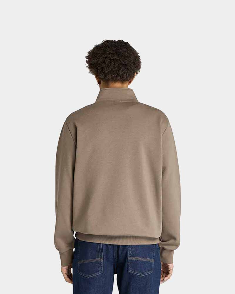Polera Oyster River 1/4 Cierre Hombre Chocolate Chip