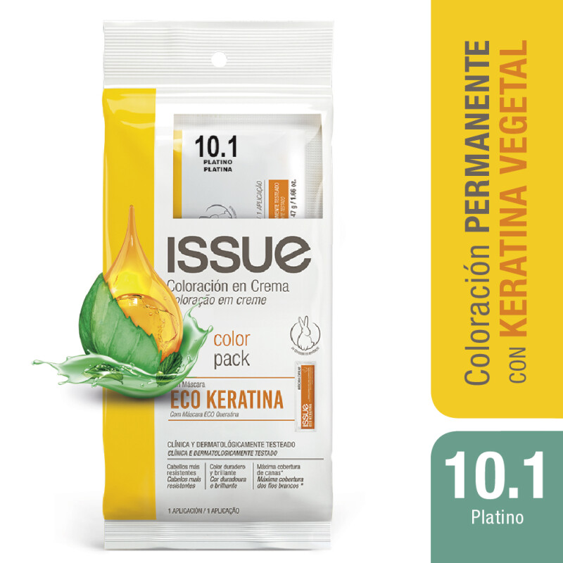 Color Pack Issue Shock Keratina No. 10.1 Platino. 1 Unidad Color Pack Issue Shock Keratina No. 10.1 Platino. 1 Unidad