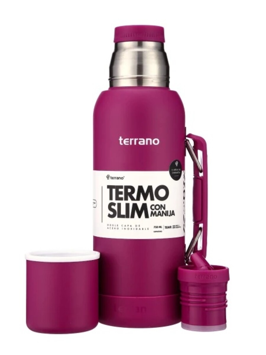 Termo Terrano Slim 750ML Base de Silicona - VIOLETA 