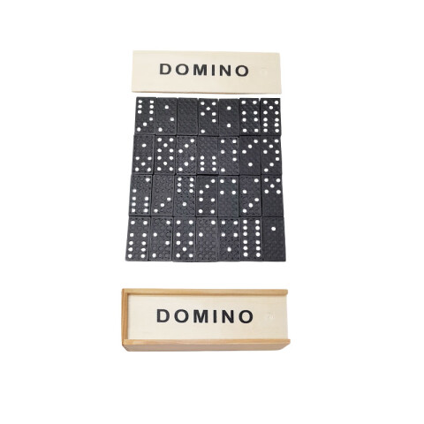 Domino en caja de madera 14.5*5*3 cm (M1037) Domino En Caja De Madera 14.5*5*3 Cm (m1037)