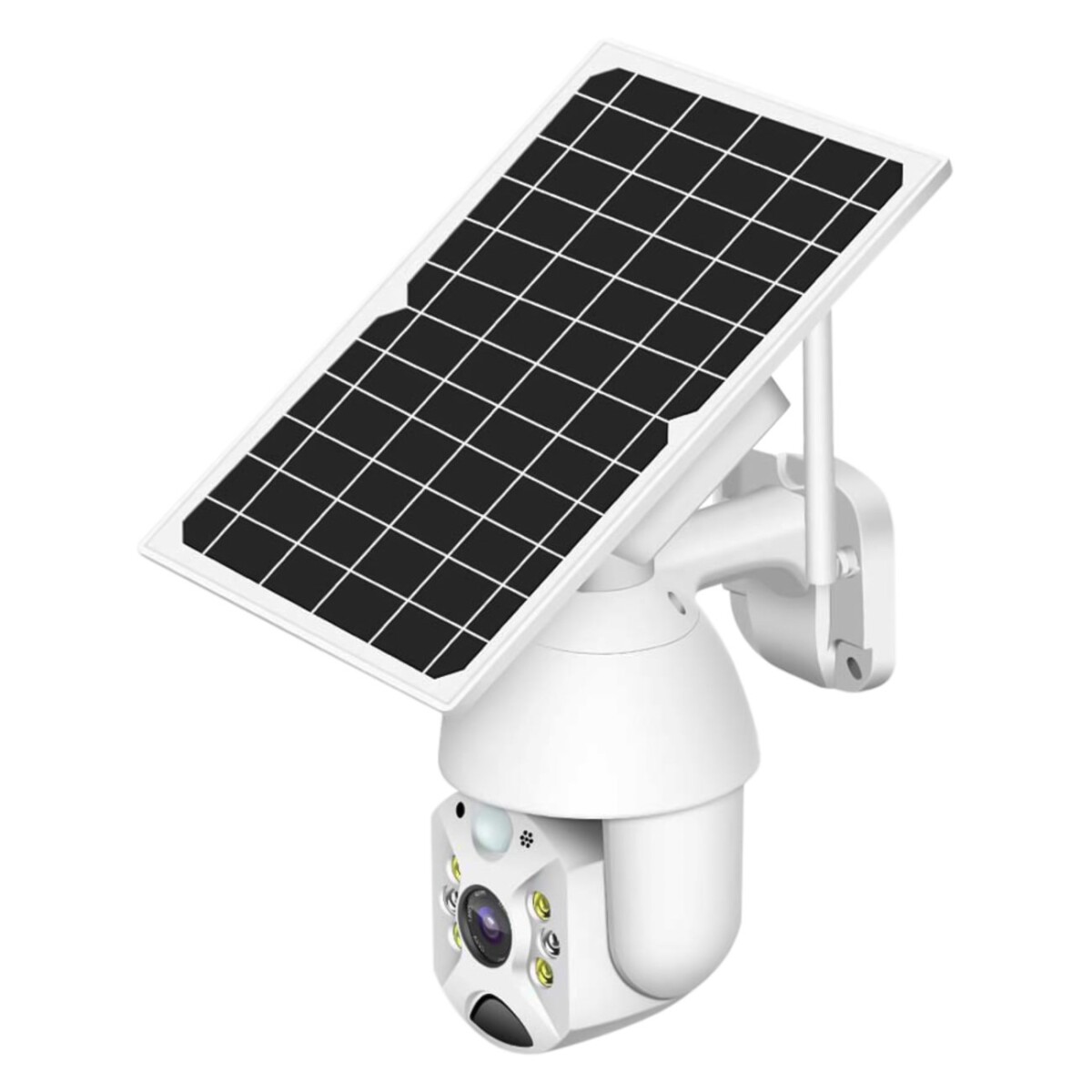 Camara Seguridad Domo GPower Exterior Solar Inalambrica 1080 - Variante Color Blanco 