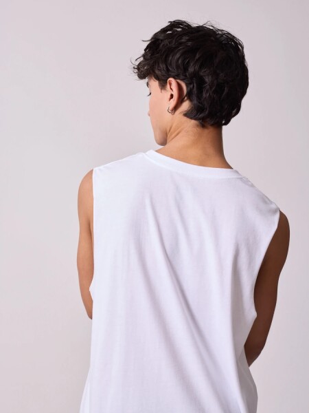MUSCULOSA DIXIE SALBON BLANCO