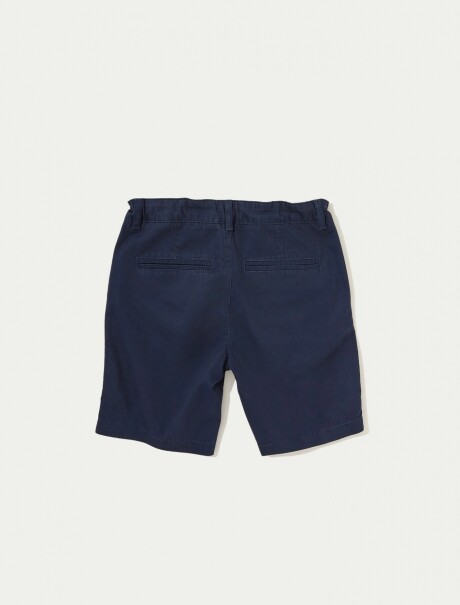 BERMUDA INFANTIL ESTILO CHINO AZUL