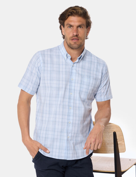 CAMISA SPORT A CUADROS Piedra