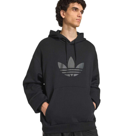 Abrigo Trefoil Hoody de Hombre negro