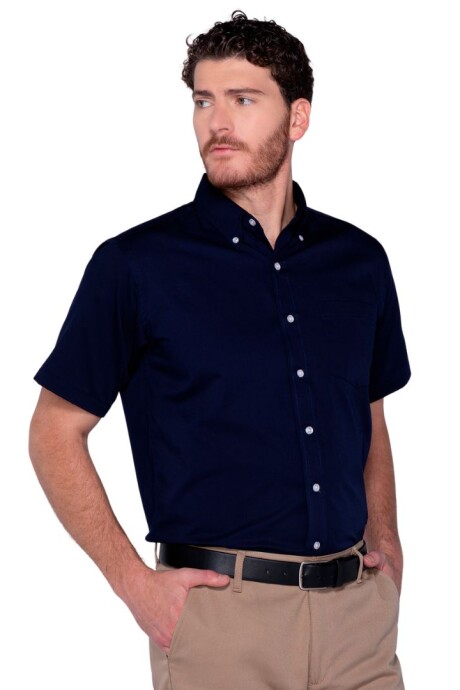 Camisa gabardina Azul marino