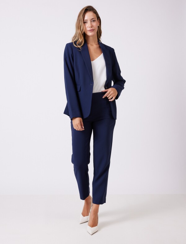 Blazer Sastrero Slim AZUL