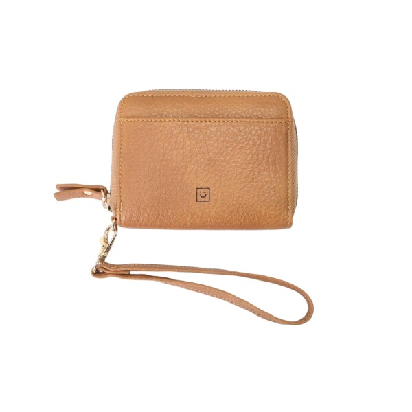 Billetera corta marrón