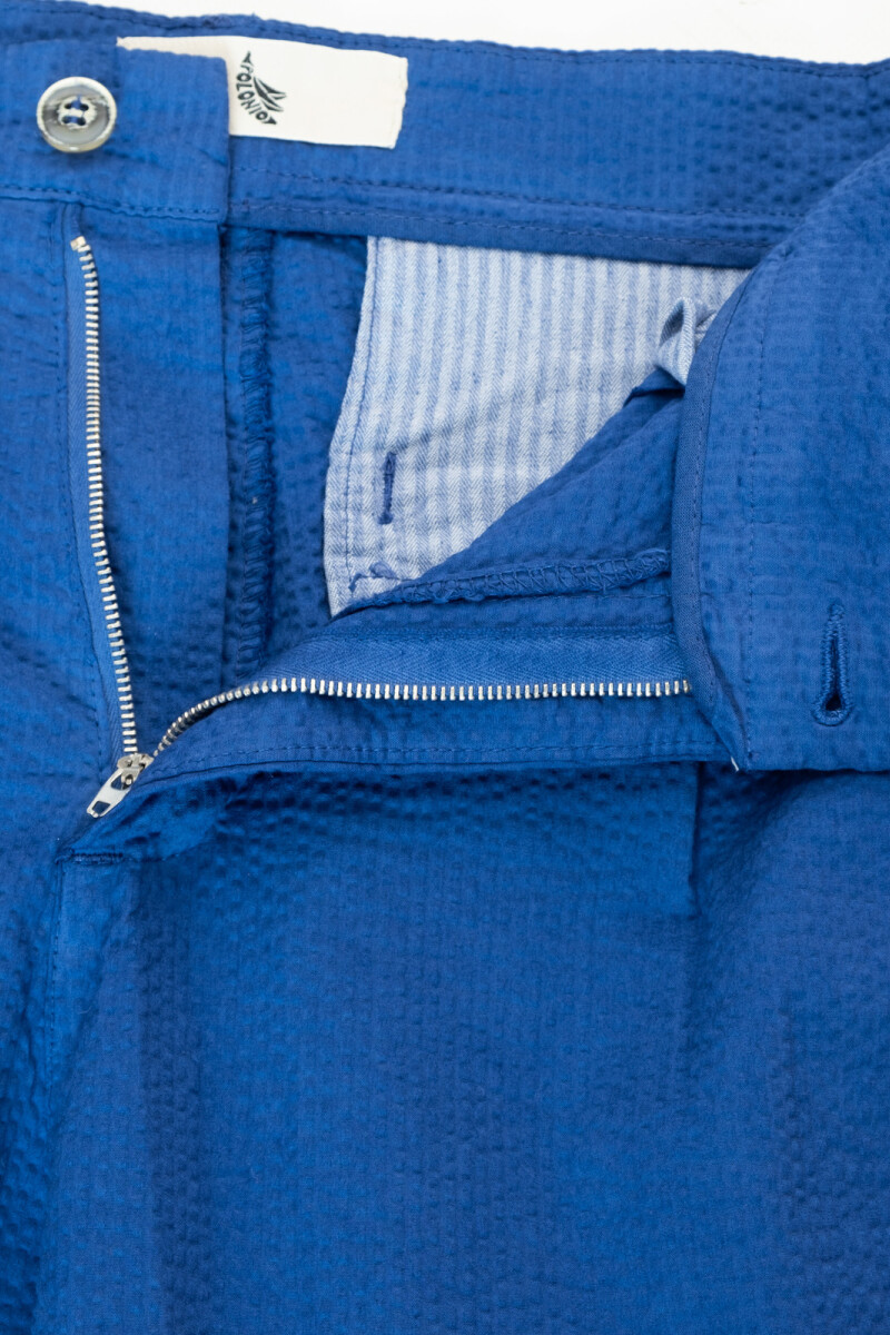 SEERSUCKER PANTS Blue