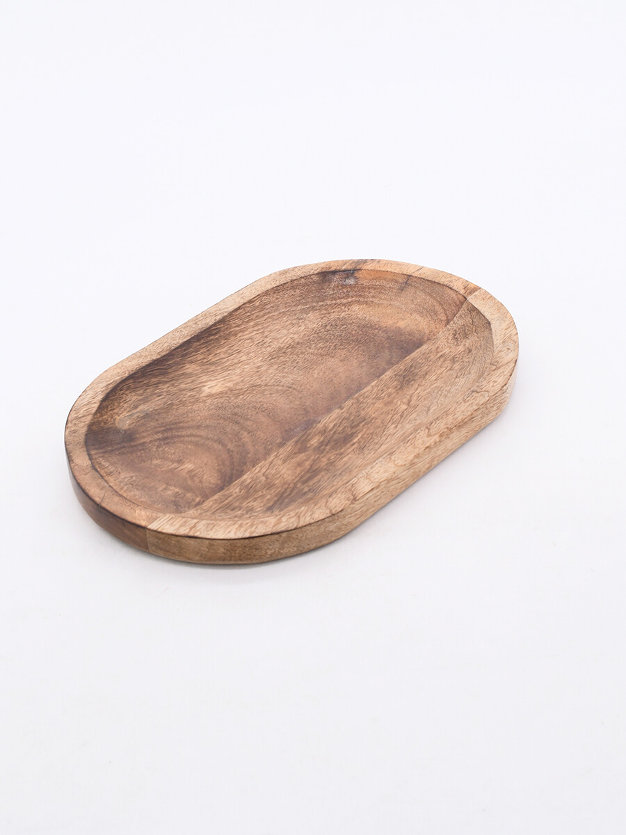 BANDEJA DE MADERA DE MANGO - MADERA 