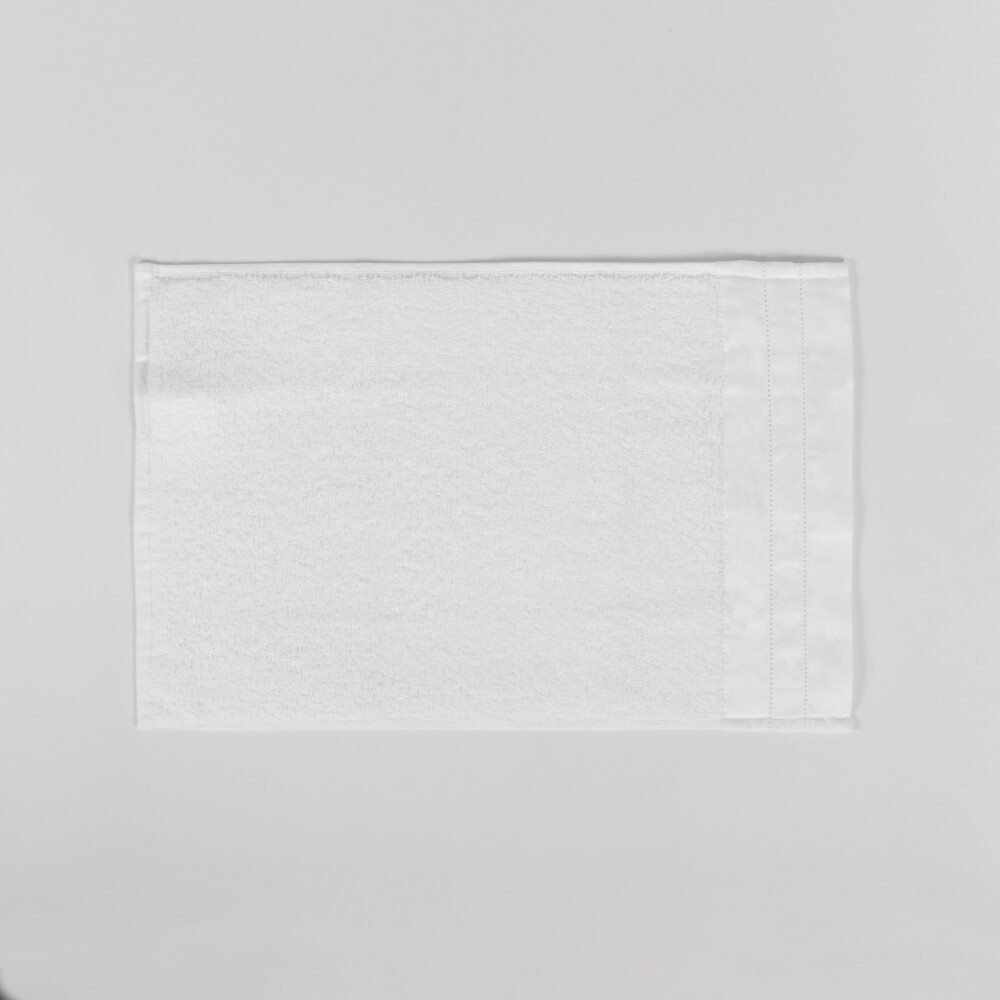 Toalla Finezza Lino Blanco con Blanco Social