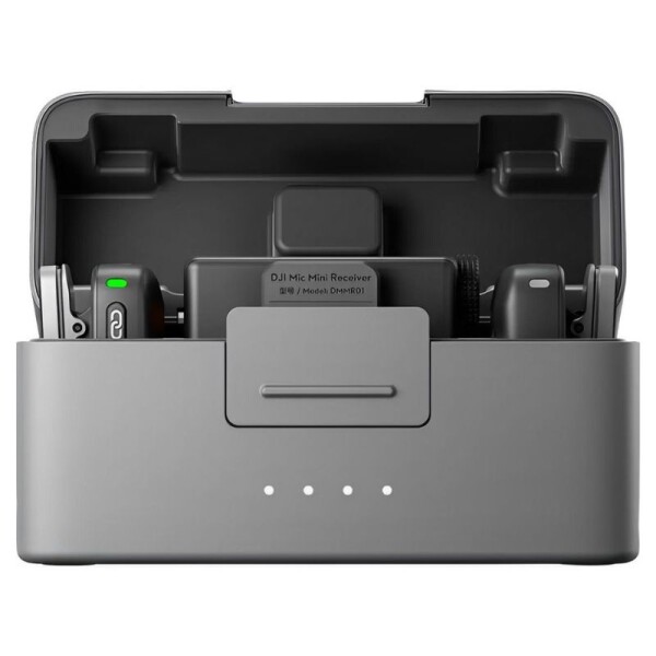 Microfono DJI Mic Mini (2Tx 1Rx) chargin case Microfono DJI Mic Mini (2Tx 1Rx) chargin case
