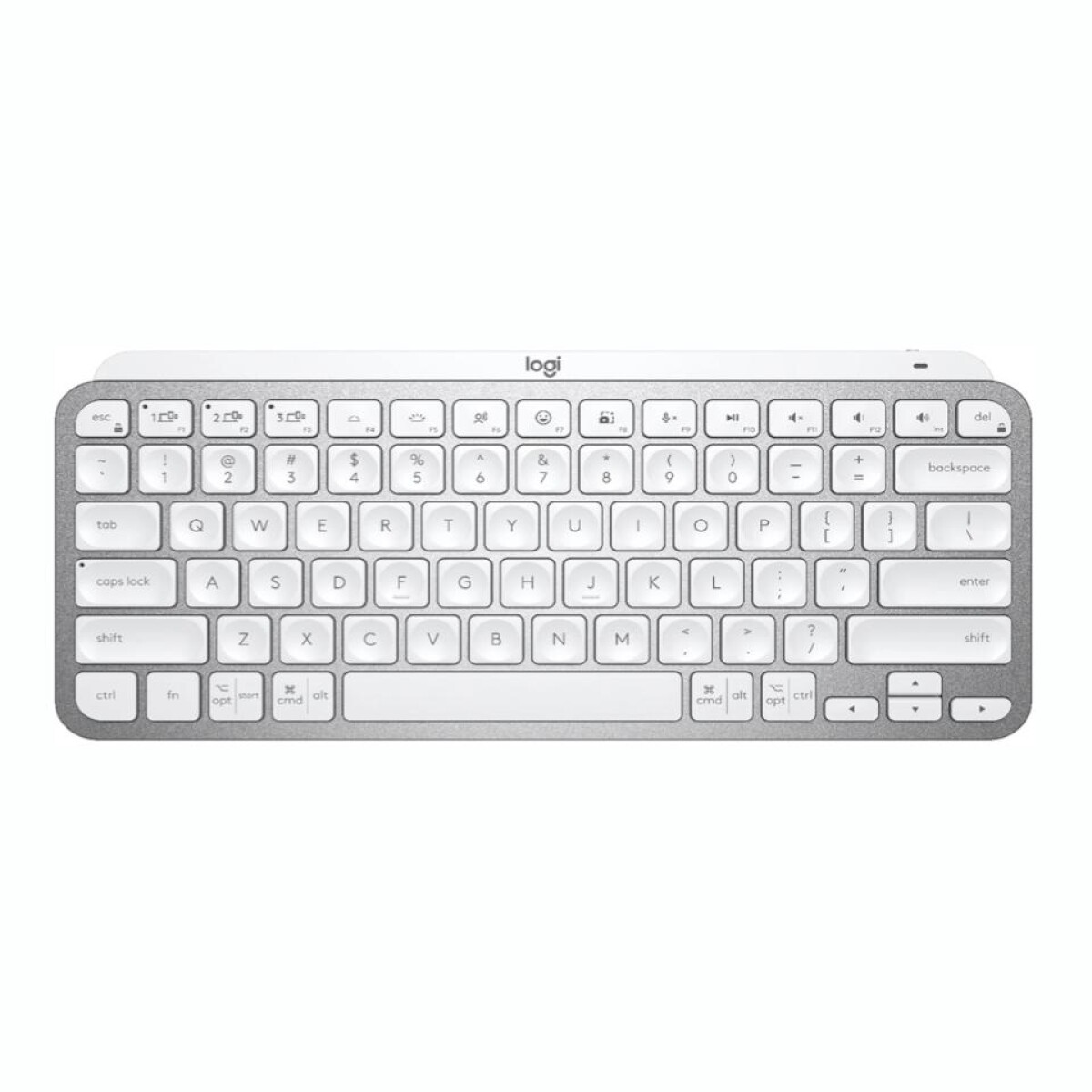 Teclado Inalámbrico LOGITECH MX Keys Mini BT Sensores De Luz - Gray 