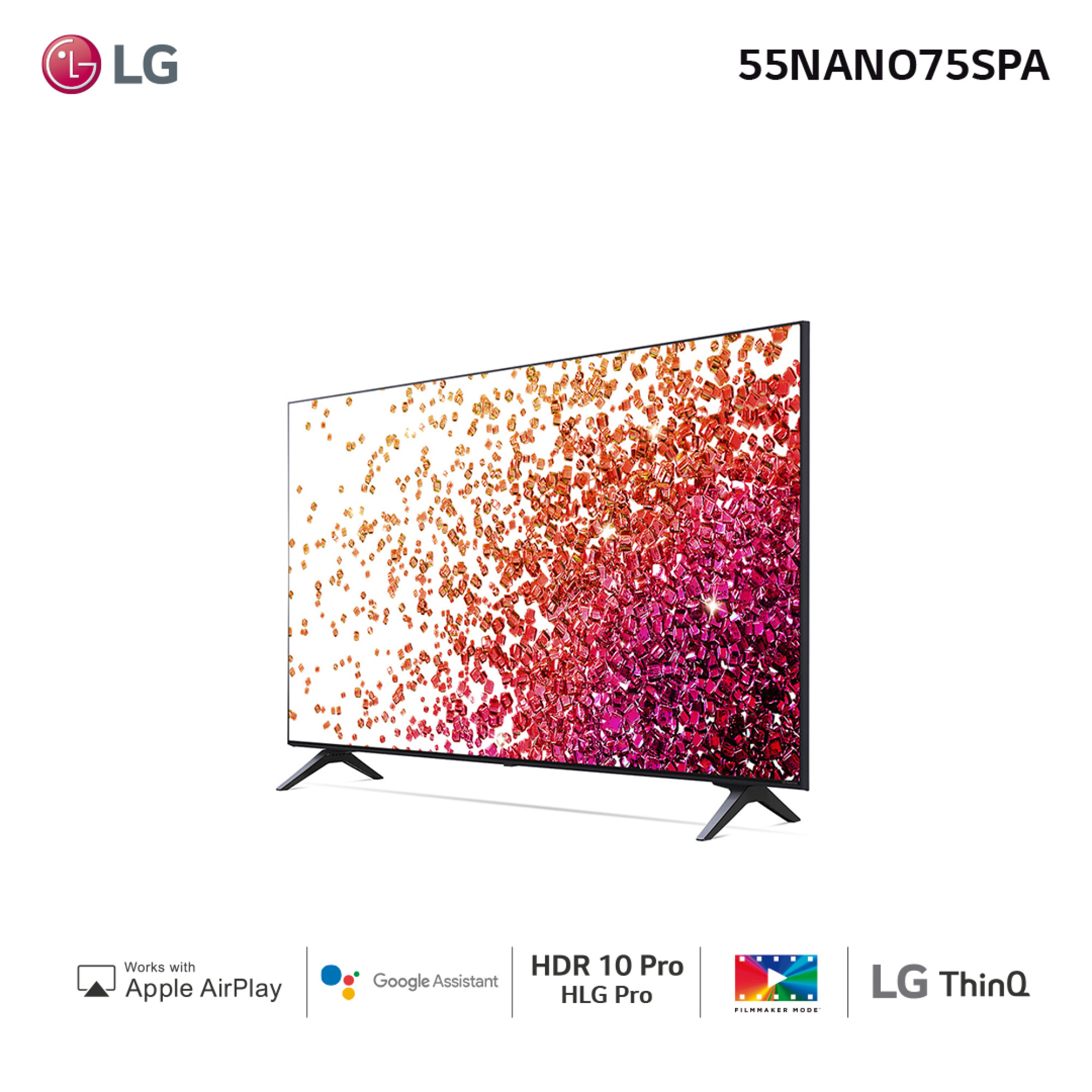 Pantalla LG NanoCell TV 75 Pulgadas 4K SMART TV con ThinQ AI